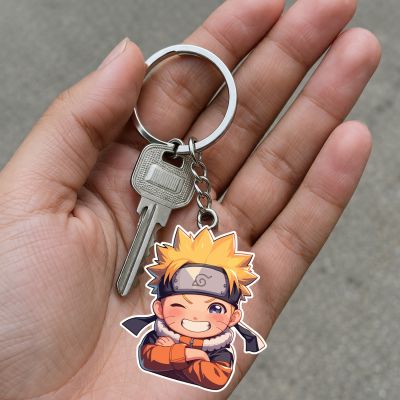Naruto Acrylic Anime keychain For Bike & Car Birthday Return Gift For Kids Gift For Girls & Boys